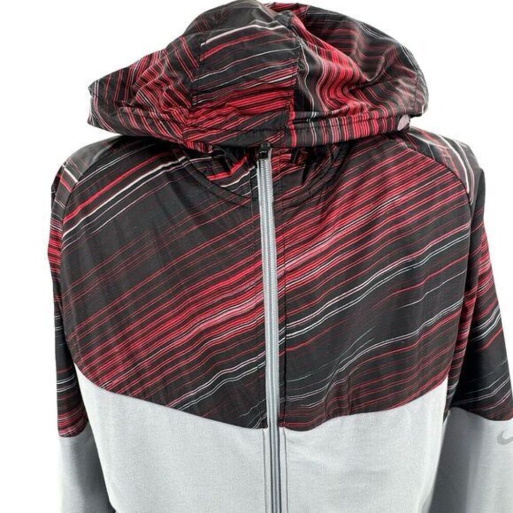 Nike Windrunner Hooded Jacket Draw‎ String Hood Full Zip Men's Medium - Picture 10 of 10